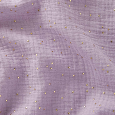 lila (pastel) hydrofiel met gouden studs