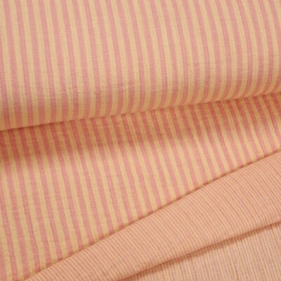 perzik oranje geweven Strepen Streepjes dubbelzijdig hydrofiel (op=op)