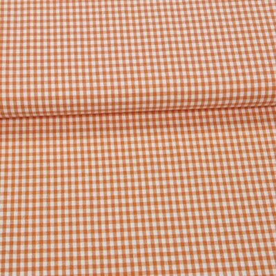 orange gingham 5mm
