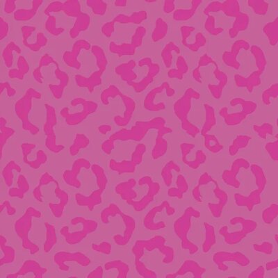 roze (fuchsia) Luipaard badstof tricot (babybadstof)