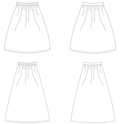 Gratis naaipatroon Skirt alert - dames & tieners PDF - Bel'etoile