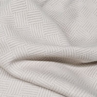 beige (kiezel) Jacquard Libbie gebreide tricotstof
