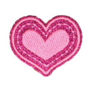 roze (fuchsia) Love Hart Applicatie