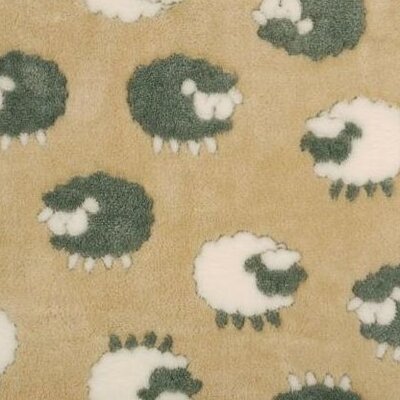 beige (natural) wit grijs Schaapjes Schapen wellness fleece (op=op)