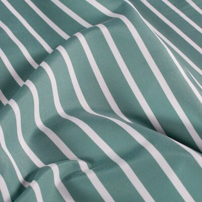 groen (zee) wit Streep Strepen Zwemshort-stof (op=op)