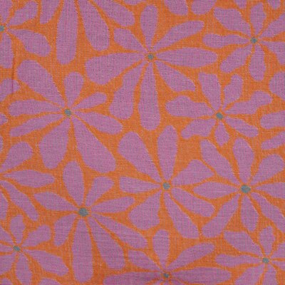 oranje roze (fuchsia) Capri Orange Hammam Jacquard dubbelzijdig (op=op)