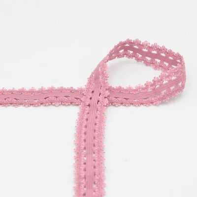 roze (oud) kant elastiek 21mm (op=op)