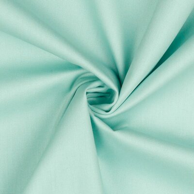 groen (mint) uni katoen