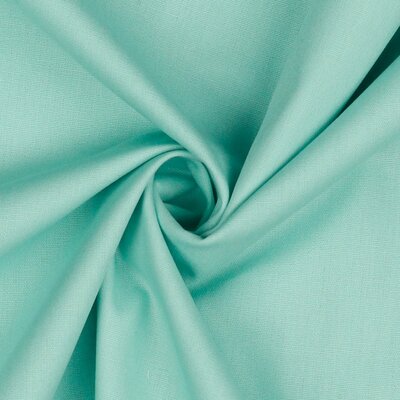 groen (mint warm) uni katoen (op=op)