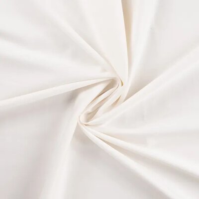 wit (off white) uni satijn geweven katoen (op=op)