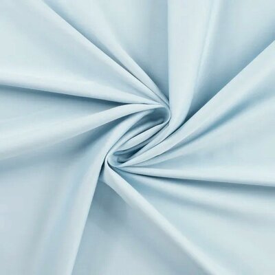 licht blauw (vintage) uni satijn geweven katoen (op=op)