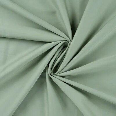 olijf groen (licht) uni satijn geweven katoen (op=op)