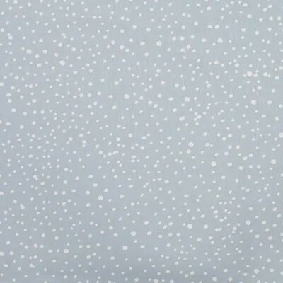 blauw (licht vintage) off white Confetti poplin katoen (op=op)
