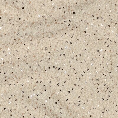 wit (natural) pailletten teddy borg (op=op) V