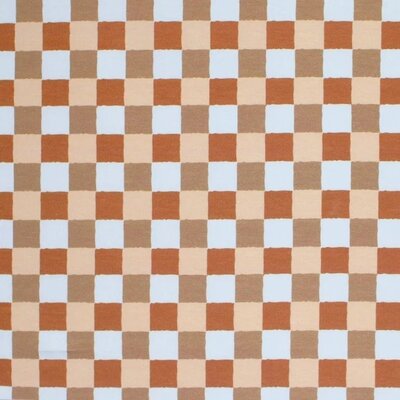 wit (off white) cacao cognac nude Blokjes Ruiten - digitaal tricot *S