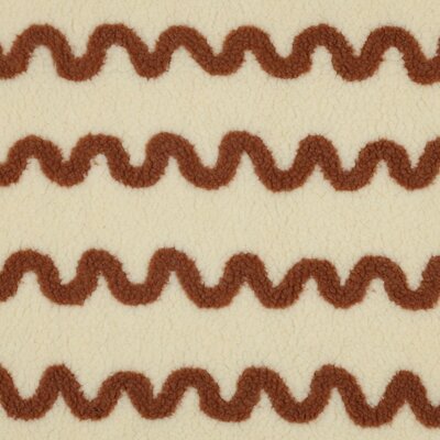 natural camel Golven Strepen jacquard teddy borg (op=op)