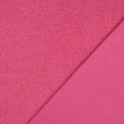 roze TeddyFleece (dubbelzijdig)