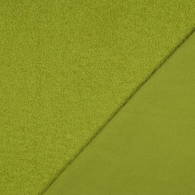 groen (lime oud) TeddyFleece (dubbelzijdig)  (op=op)