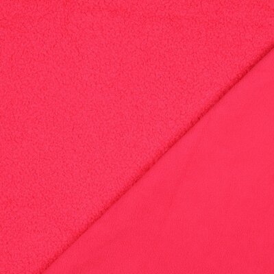 roze (neon) TeddyFleece (dubbelzijdig) (op=op)