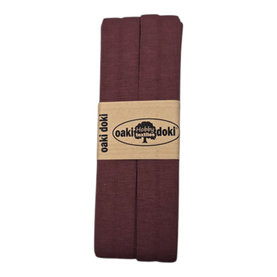 mauve (plum) tricot biasband 2cm - (939)