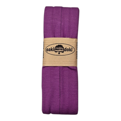 lila (violet) tricot biasband 2cm - (820)