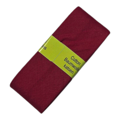 bordeaux bias binding 3cm wide - 3mtr long
