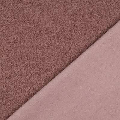 mauve TeddyFleece (dubbelzijdig) *S