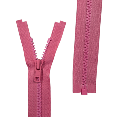 roze Deelbare Bloktand Rits YKK Vislon 35cm