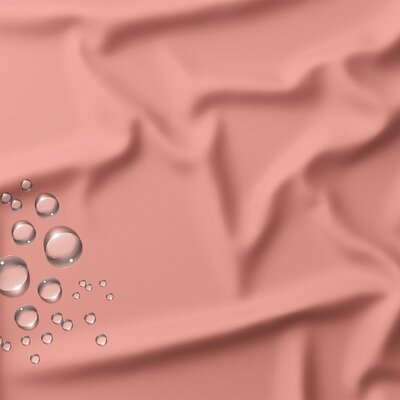 dusty pink plain aqua protect  - raincoat pu