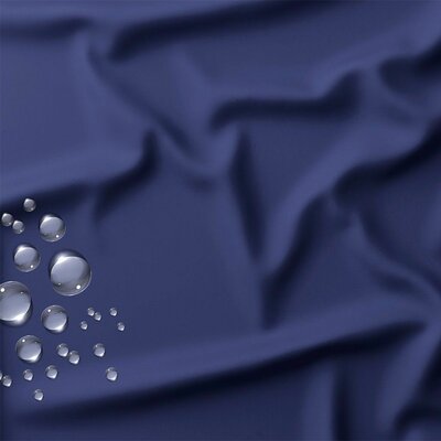 dark blue plain aqua protect  - raincoat pu