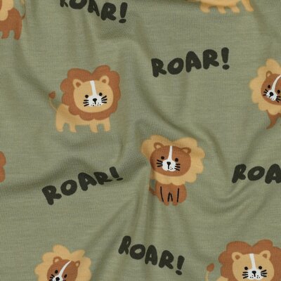 olive green camel Roar Lions jersey