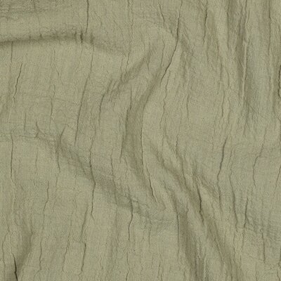 olive green Slub linenlook double gauze
