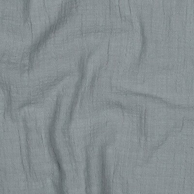 steel blue Slub linenlook double gauze