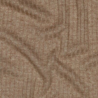 camel gold knitted shine fabric 