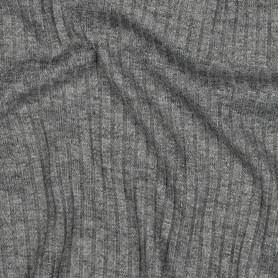 grijs silver knitted shine fabric 