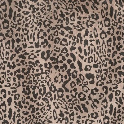  beige (taupe) black Leopard print Stretch Corduroy rib