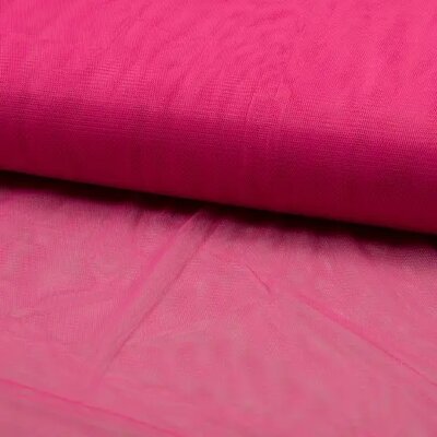 roze (fuchsia) fijne tule *S