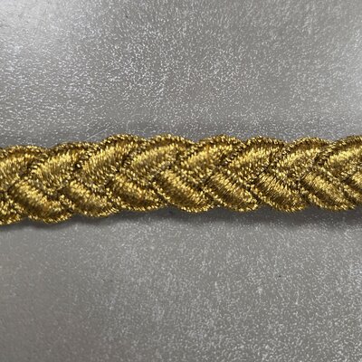 goud gevlochten galonband 15mm *S