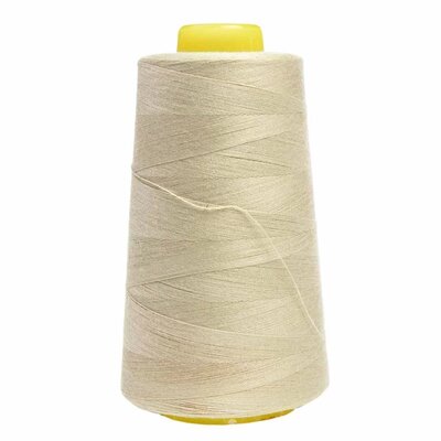 beige sandcolor overlock thread