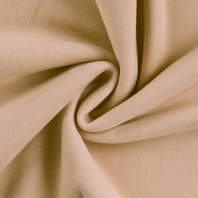 perzik biologisch katoen fleece (op=op)