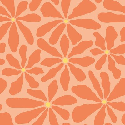 wit (natural) oranje Grote Bloem hydrofiel