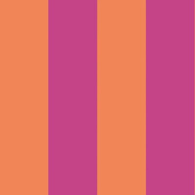 nog 55cm - oranje fuchsia violet Strepen - Dikke Streep hydrofiel (op=op)