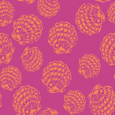 roze (fuchsia-violet) oranje Schelpen hydrofiel