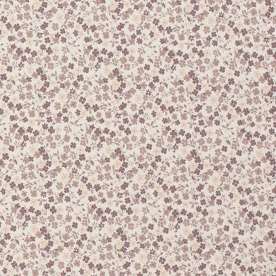 wit (off white) mauve oud roze kleine Veldbloemetjes tricot (op=op)