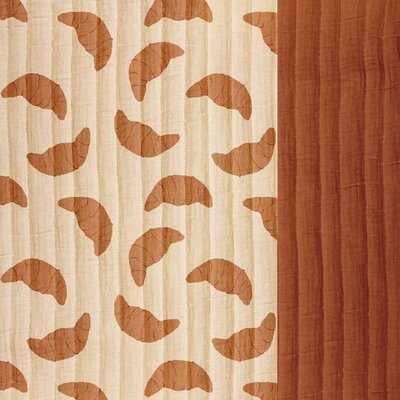 wit (natural-creme) beige camel Croissants en Uni Dubbelzijdig Gevoerde hydrofiel (op=op)