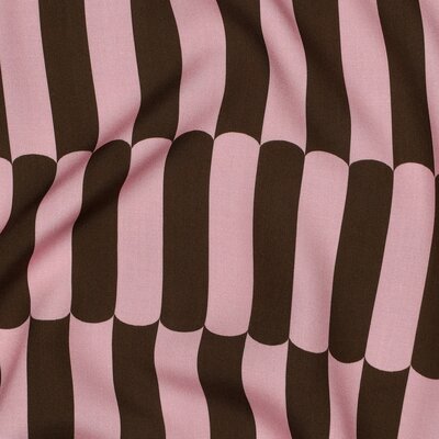 bruin pink Stripes lenzing ecovero viscose