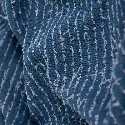 blauw Fancy Streep jeans - Denim spijkerstof *S