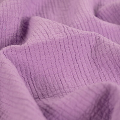 lila katoen Seersucker *S