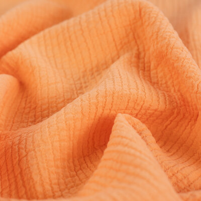 oranje katoen Seersucker *S