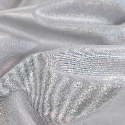 grijs (licht) Glans stretch jeans - rekbare Denim spijkerstof *S